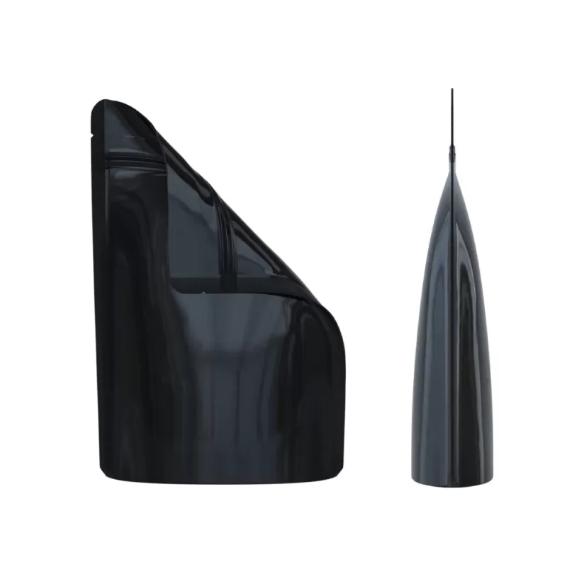 Smell Proof Mylar Bags – Solid Black - Image 2