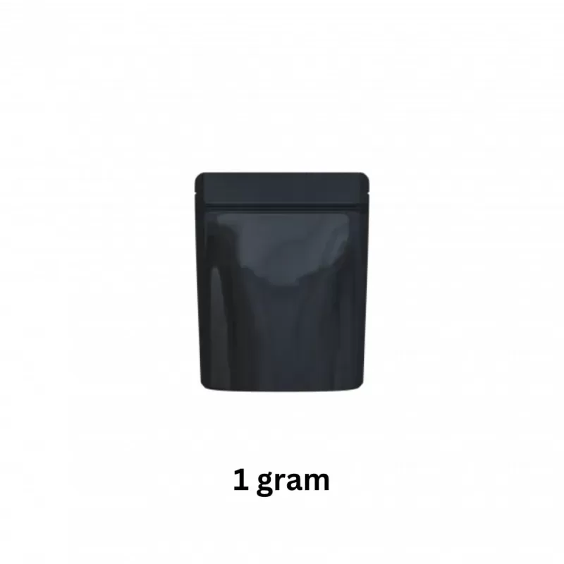 Smell Proof Mylar Bags – Solid Black - Image 3