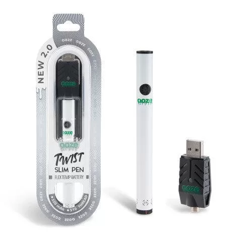 Ooze Slim Twist Pen 2.0 – 510 Thread Vape Cart Battery - Image 3