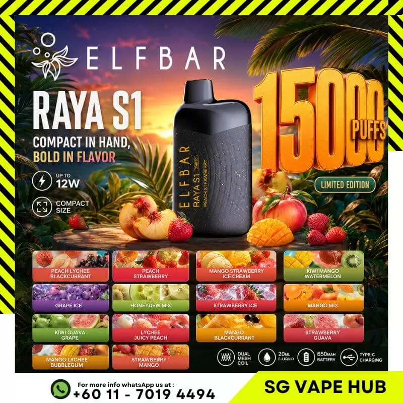 ELFBAR RAYA S1 20,000 Puffs - Kiwi Guava Grape - Image 2