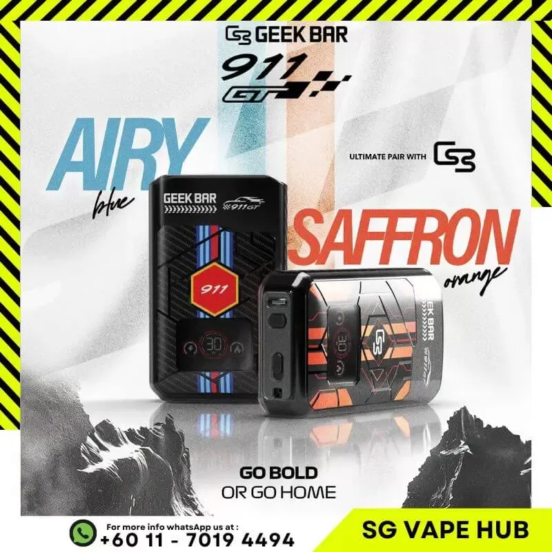 GEEKBAR GT 911 16,000 Puffs - Cartridge / Strawberry Watermelon - Image 2