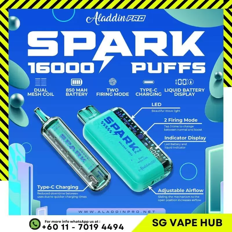 ALADDIN PRO SPARK 16000 Puffs - Pineapple Apple - Image 2