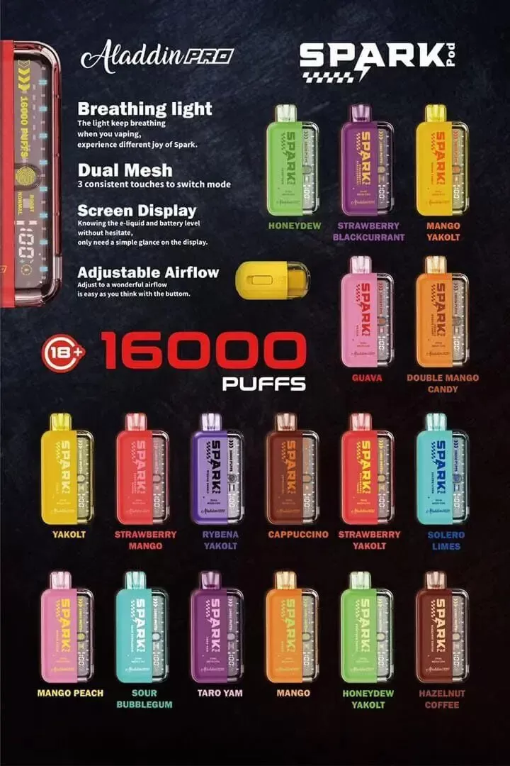 ALADDIN PRO SPARK 16000 Puffs - Pineapple Apple - Image 3