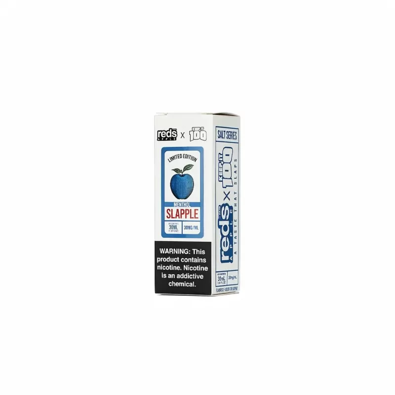 7 Daze x Keep It 100 Salt Slapple Menthol Vape Juice 50/50 - Image 3