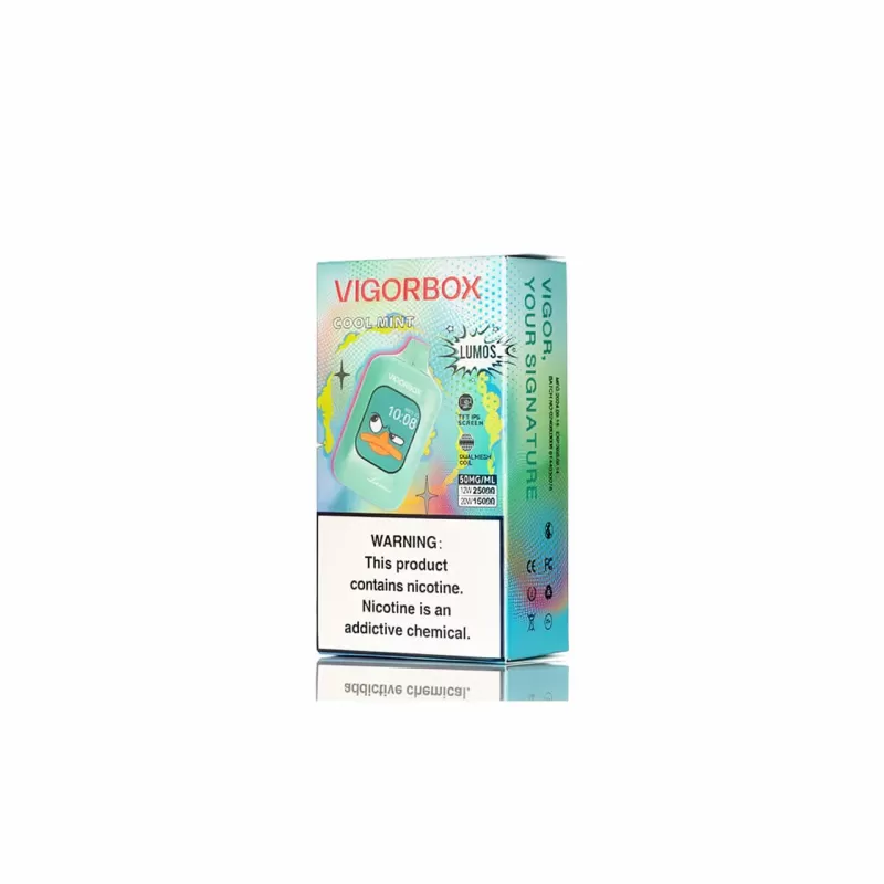 Vigorbox Lumos 25K Rechargeable Disposable Vape – Dual Mesh - Image 3