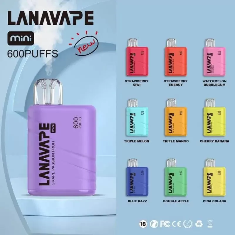 LANA MINI 600 Puffs - Lychee - Image 3