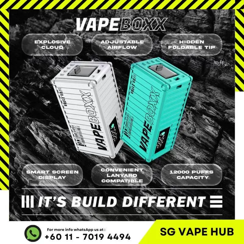 VAPEBOXX 12,000 Puffs - Sour Bubblegum - Image 3