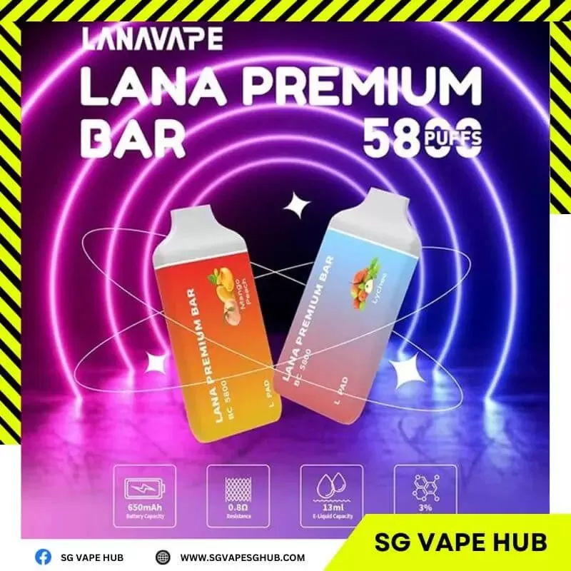LANA PREMIUM BAR 5800 Puffs - Coke - Image 2
