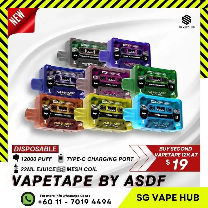 VAPETAPE 12,000 Puffs - Peach Lychee - Image 2
