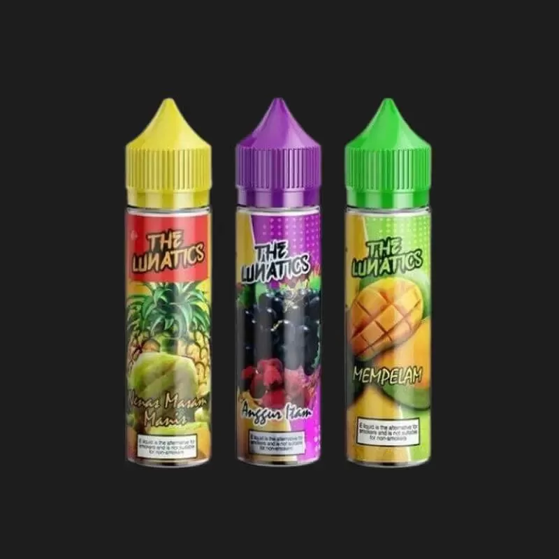 THE LUNATICS FREEBASE 60ML - Atomic Blue (Blue Raspberry)