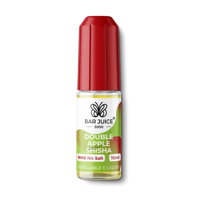 Bar Juice 5000 Salt Nicotine Double Apple Shisha 10mg & 20mg Salts