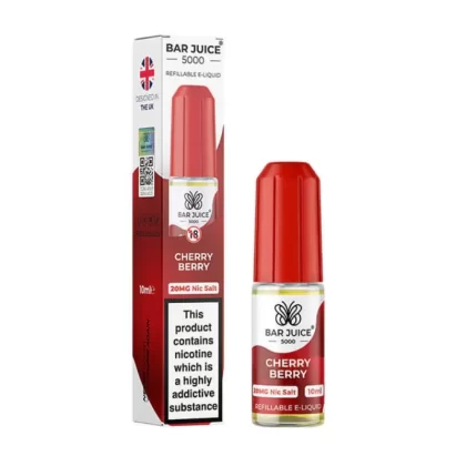 Bar Juice 5000 Salt Nicotine Cherry Berry 10mg / 20mg