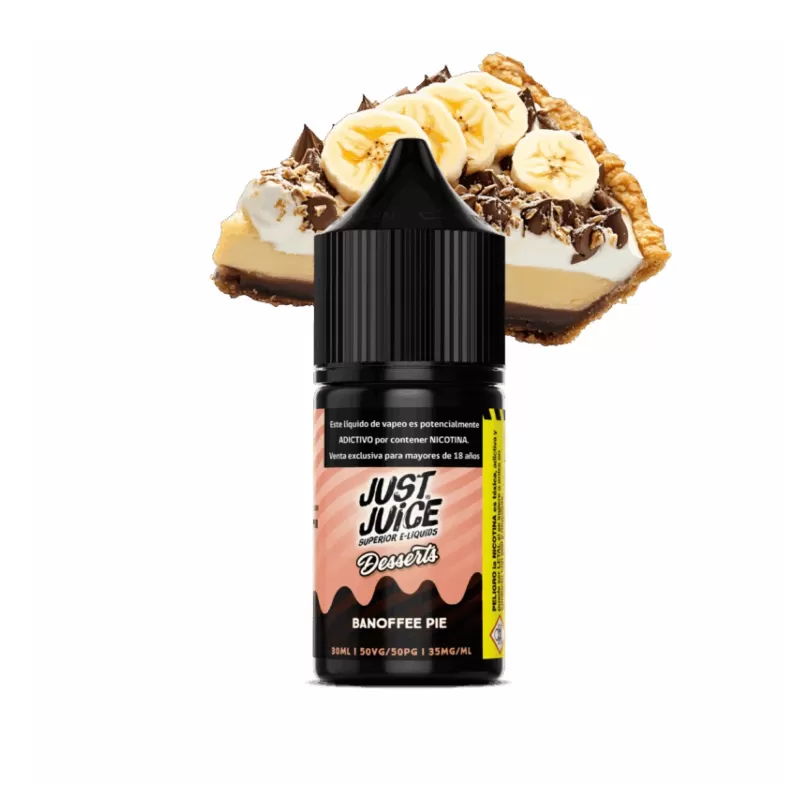 Just Juice Banoffee Pie – 10mg Salt Nicotine E-Liquid