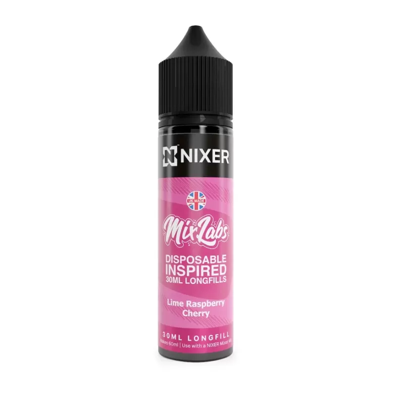 Nixer Salt Fills Lime Raspberry Cherry – 5mg & 10mg E-Liquid – 60ml Longfills