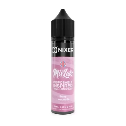 Nixer Salt Fills Berry Lemonade – 5mg & 10mg E-Liquid – 60ml Longfills