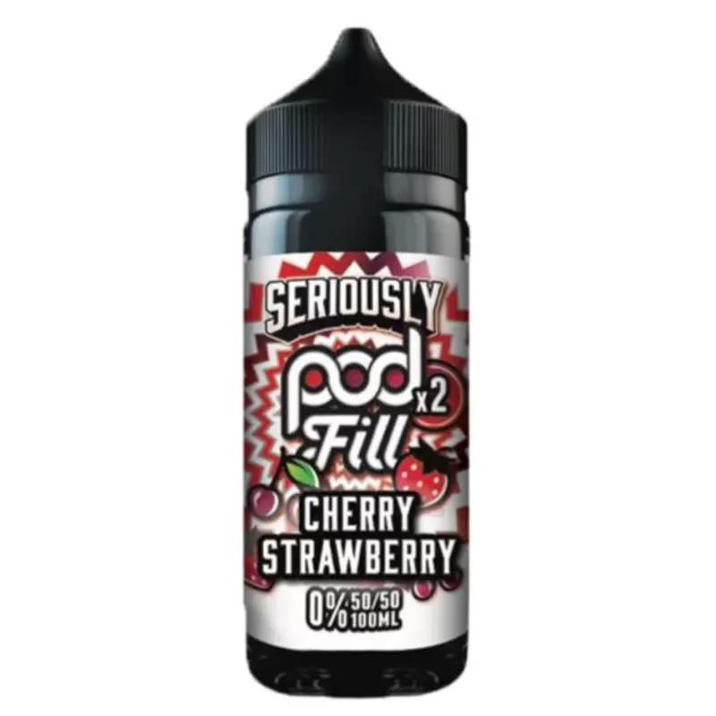 Seriously Pod Fill Cherry Strawberry 100ml Short Fill E Liquid