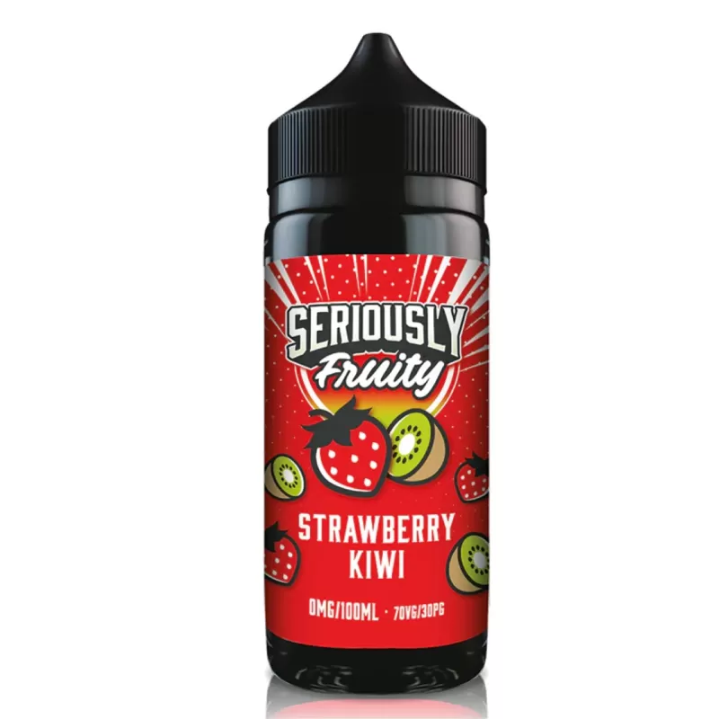 Seriously Fruity Strawberry Kiwi 100ml Short Fill E Liquid