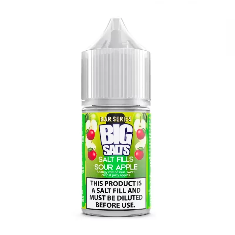 Big Salts Sour Apple – 20ml Salt Fills E Liquid