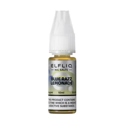 Elfliq Blue Razz Lemonade 10mg Salt Nicotine E Liquid
