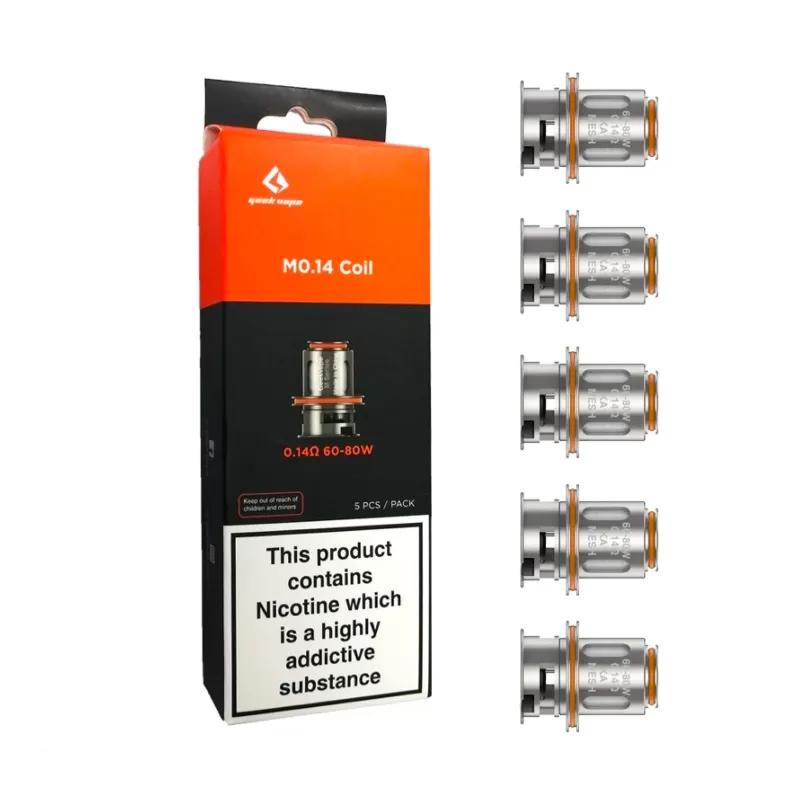 Geekvape M Series Coils 0.14ohm Mesh – Singles and Packs of 5