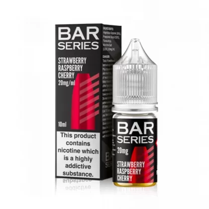 Bar Series Strawberry Raspberry Cherry 5mg & 10mg Salt Nicotine E-Liquid