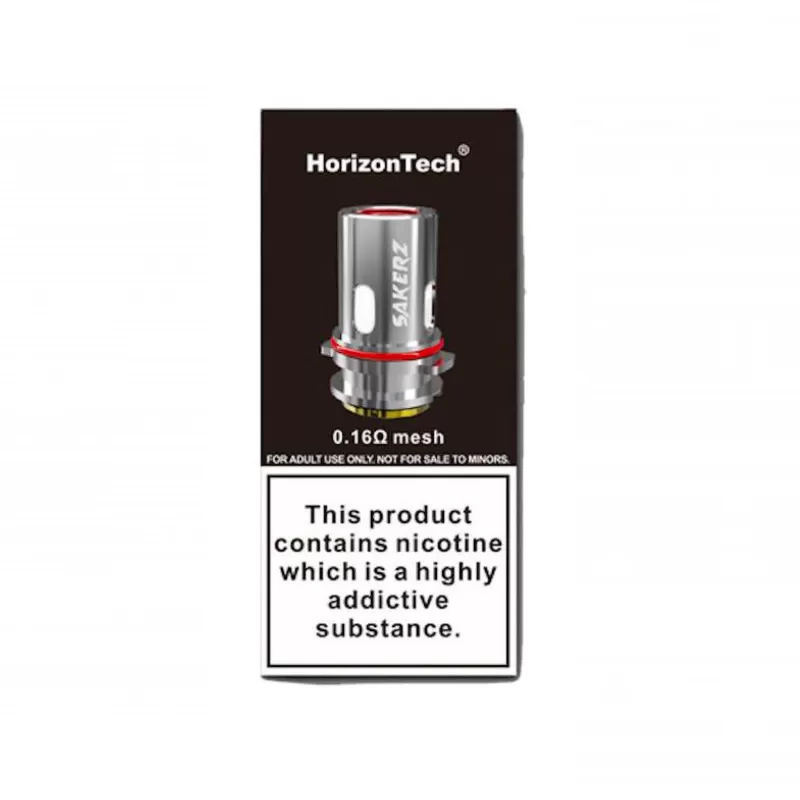 Horizontech Sakerz 0.16ohm Mesh Replacement Coils – Singles & Packs of 3