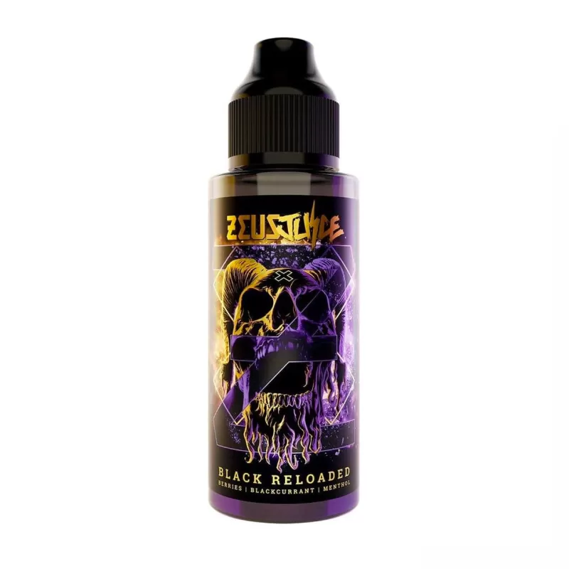 Zeus Juice Black Reloaded 100ml Short Fill E Liquids