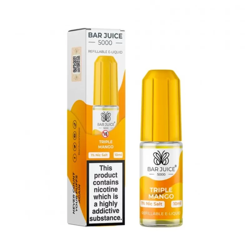 Bar Juice 5000 Salt Nicotine Triple Mango 10mg / 20mg