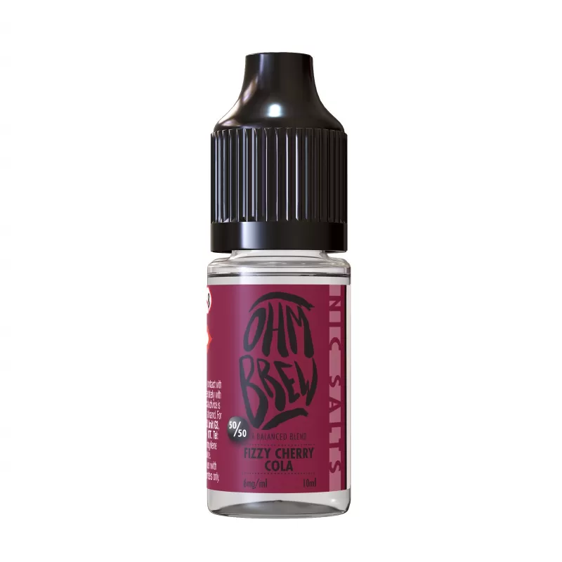 Ohm Brew Salts Fizzy Cherry Cola – 3mg, 6mg, 12mg, 18mg Nicotine