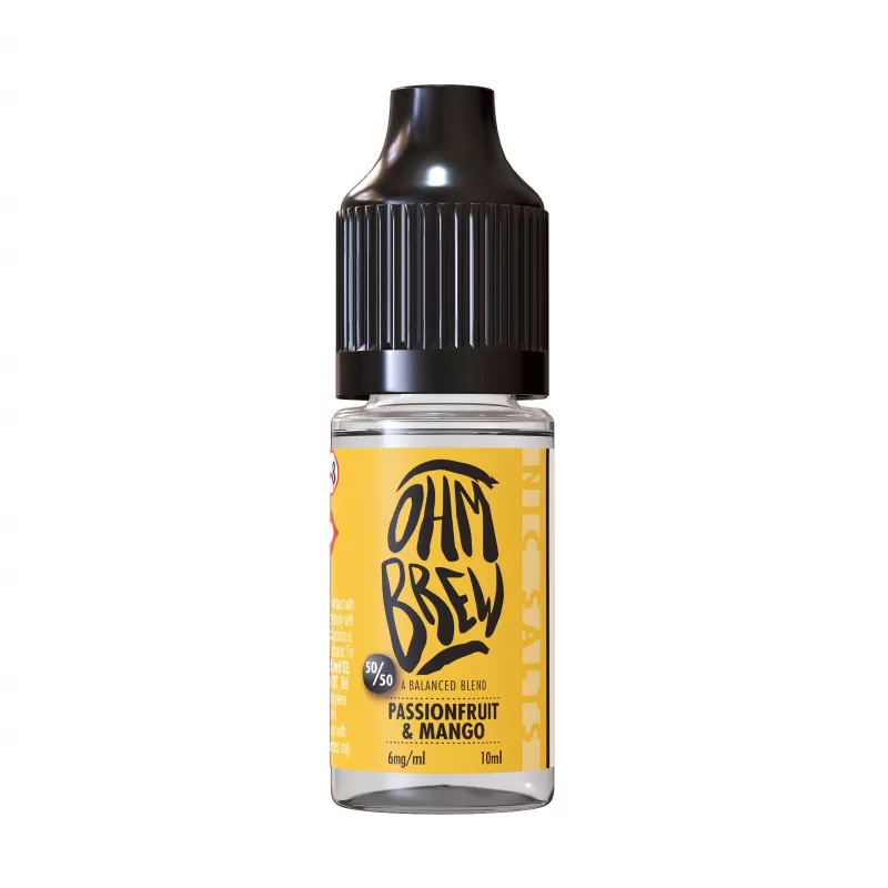 Ohm Brew Salts Passionfruit & Mango – 3mg Nicotine Salt
