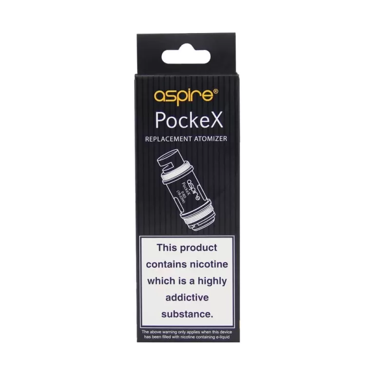 Aspire PockeX Replacement 0.6ohm / 1.2ohm Coils – Singles or Packs - Image 2