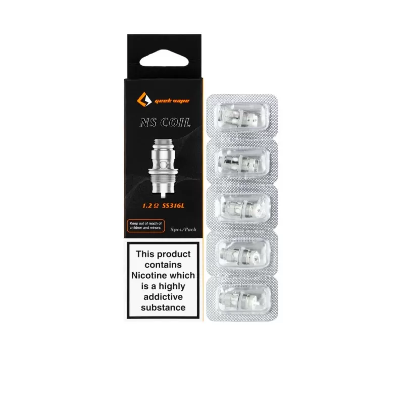 Geek Vape NS Frenzy Coils – 0.7ohm / 1.2ohm / 1.6ohm Singles and Packs
