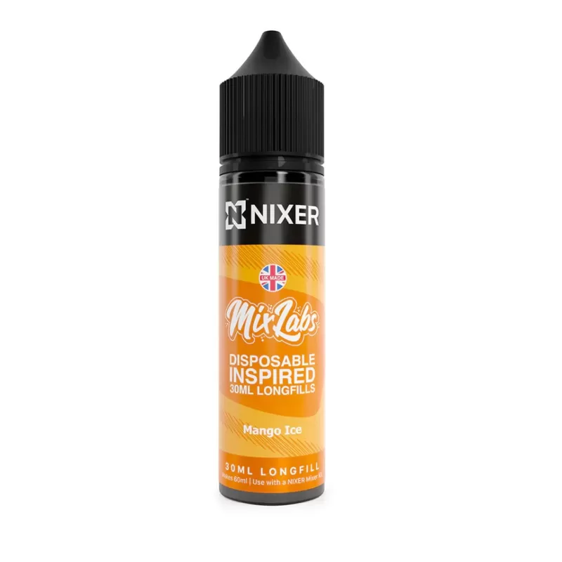 Nixer Salt Fills Mango Ice – 5mg & 10mg E-Liquid – 60ml Longfills