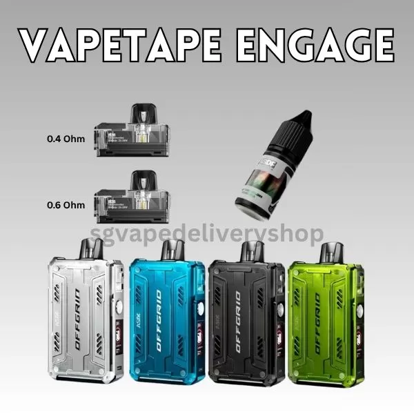 Vapetape Engage - E-liquid Only / Peach Grape (Freebase)