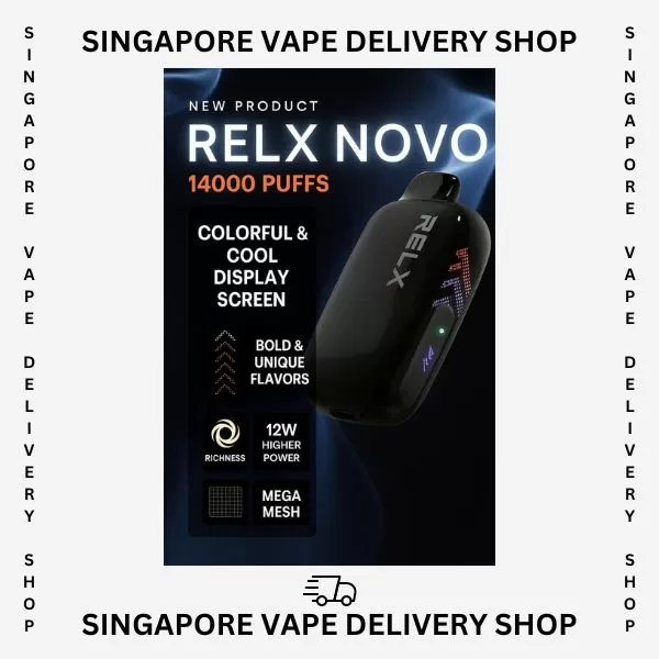 RELX Novo 14000 Puffs - Sour Lime Ice - Image 3