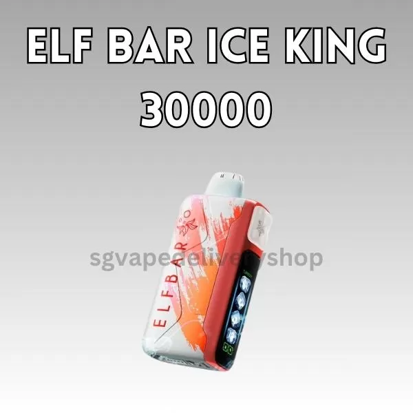 Elf Bar Ice King 30000 Puffs - Strawberry Kiwi
