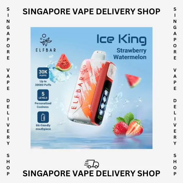 Elf Bar Ice King 30000 Puffs - Strawberry Kiwi - Image 3
