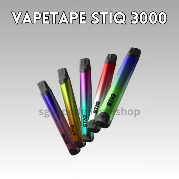 Vapetape STIQ 3000 Puffs - Watermelon Lychee