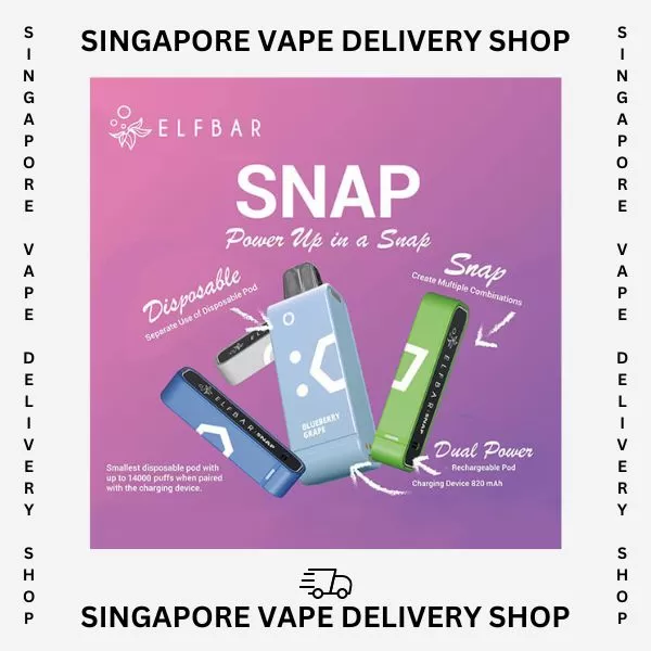 Elf Bar Snap 14000 Puffs - Cartridge Only / Kiwi Guava Grape - Image 3