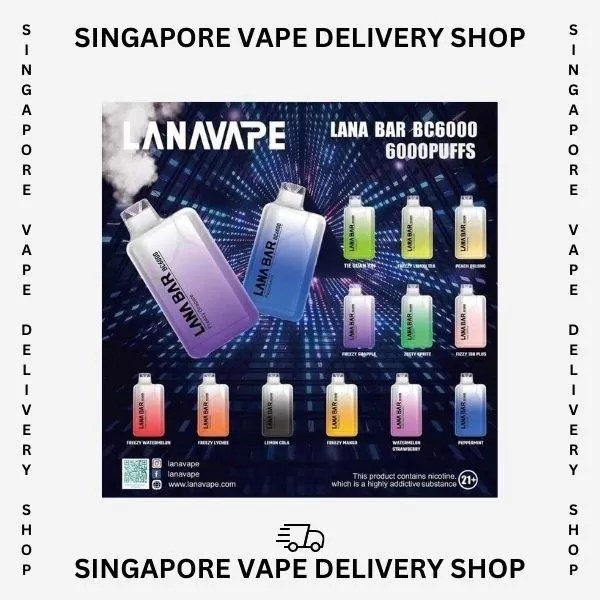 Lana Bar BC 6000 Puffs - Zesty Sprite - Image 2