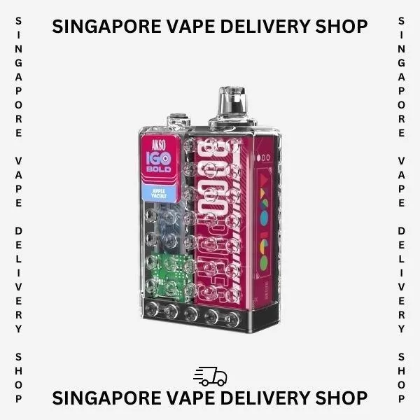 Akso IGO 8000 Puffs - Aloe Grape (Bold Series) - Image 3
