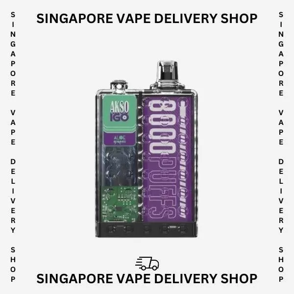 Akso IGO 8000 Puffs - Vanilla Milk - Image 2