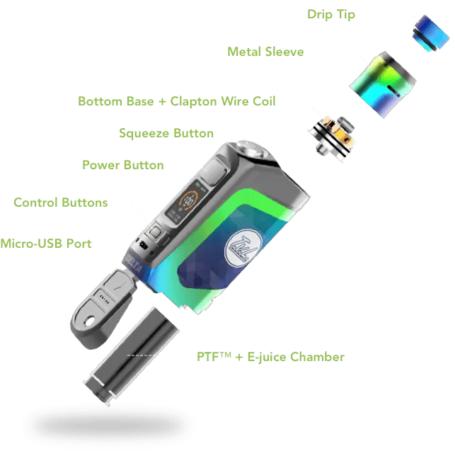 Vaporesso Revenant X TVL Delta Squonk Vape Kit - Image 3
