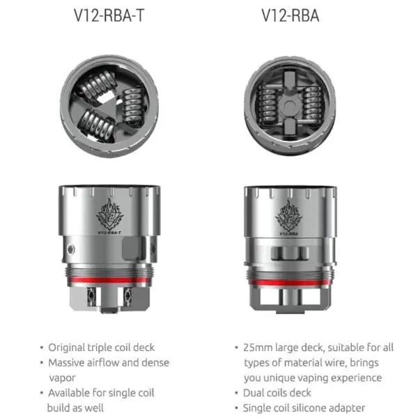 SMOK V12 Price/RBA Replacement Coils ( All Resistance ) - Image 2