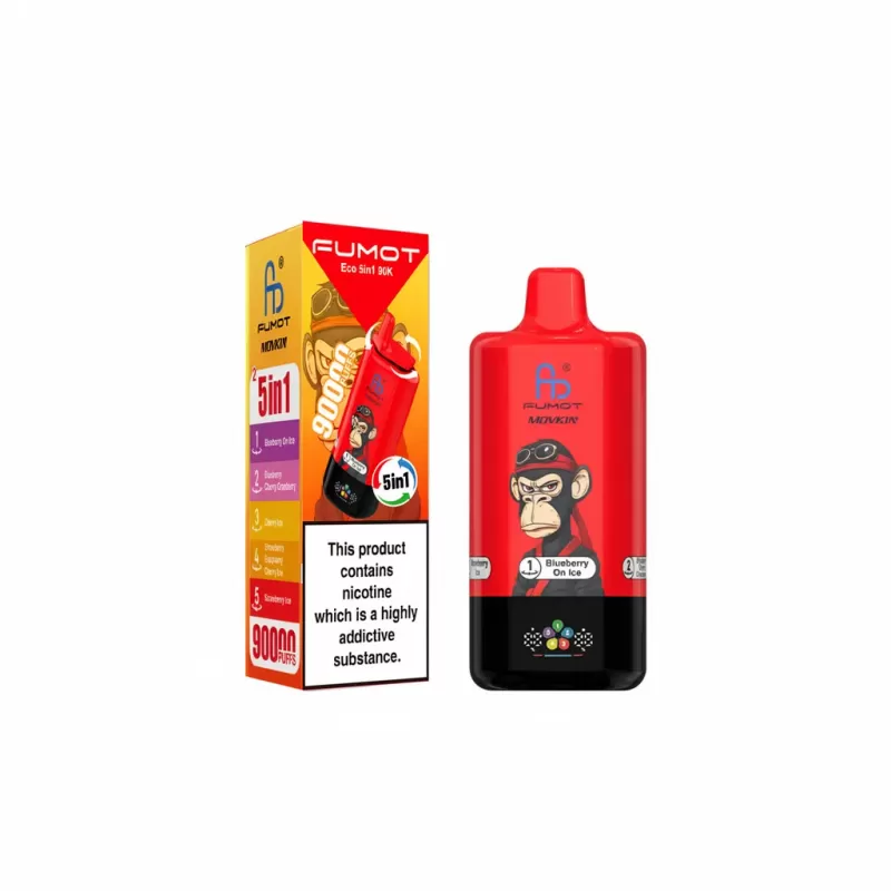 FUMOT ECO 5in1 90K Disposable Vape – 5 Flavors, 90K Puffs - Image 2