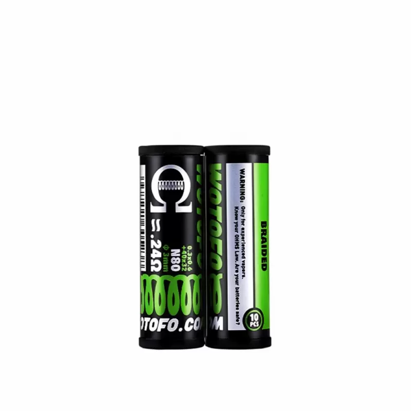 Wotofo Prebuilt Coils – RDA Coils with Flavor & Vapor