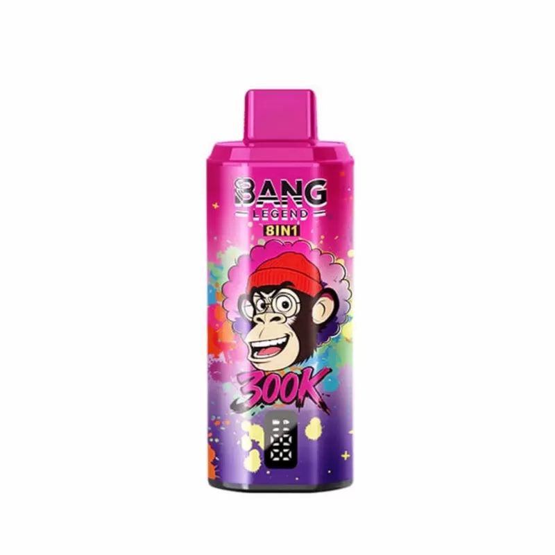 Bang Legend 8 in 1 300K Puffs Disposable Vape Smart Display