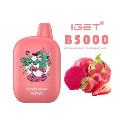 IGET B5000 – Strawberry Pitaya (5000 Puffs)