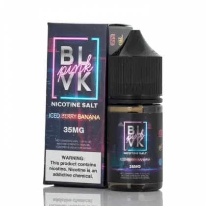 BLVK Pink Series Nicotine Salt – Iced Berry Banana