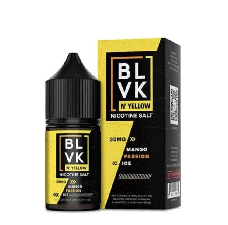 BLVK & Yellow Nic Salt – Mango Passion Ice